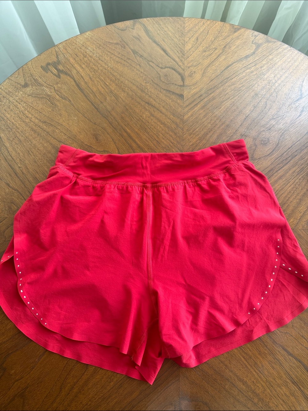 Lululemon Fast and Free Reflective High-Rise Classic-Fit Short 3" Dark Red - Picture 3 of 7